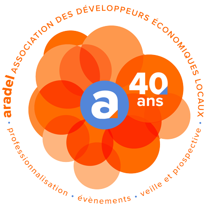 ARADEL-40ans-orange affiche congés été ARADEL